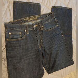 American Eagle Original Straight Blue Jeans
